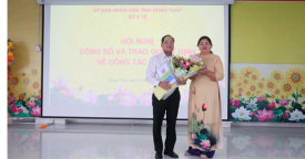 LỄ BỔ NHIỆM PHÓ GIÁM ĐỐC BỆNH VIỆN ĐA KHOA KHU VỰC CAI LẬY