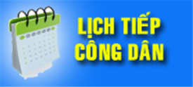 Lịch tiếp công dân tháng 05/2025